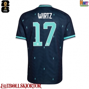 Tyskland Florian Wirtz #17 Bortatröja VM 2026 Kortärmad